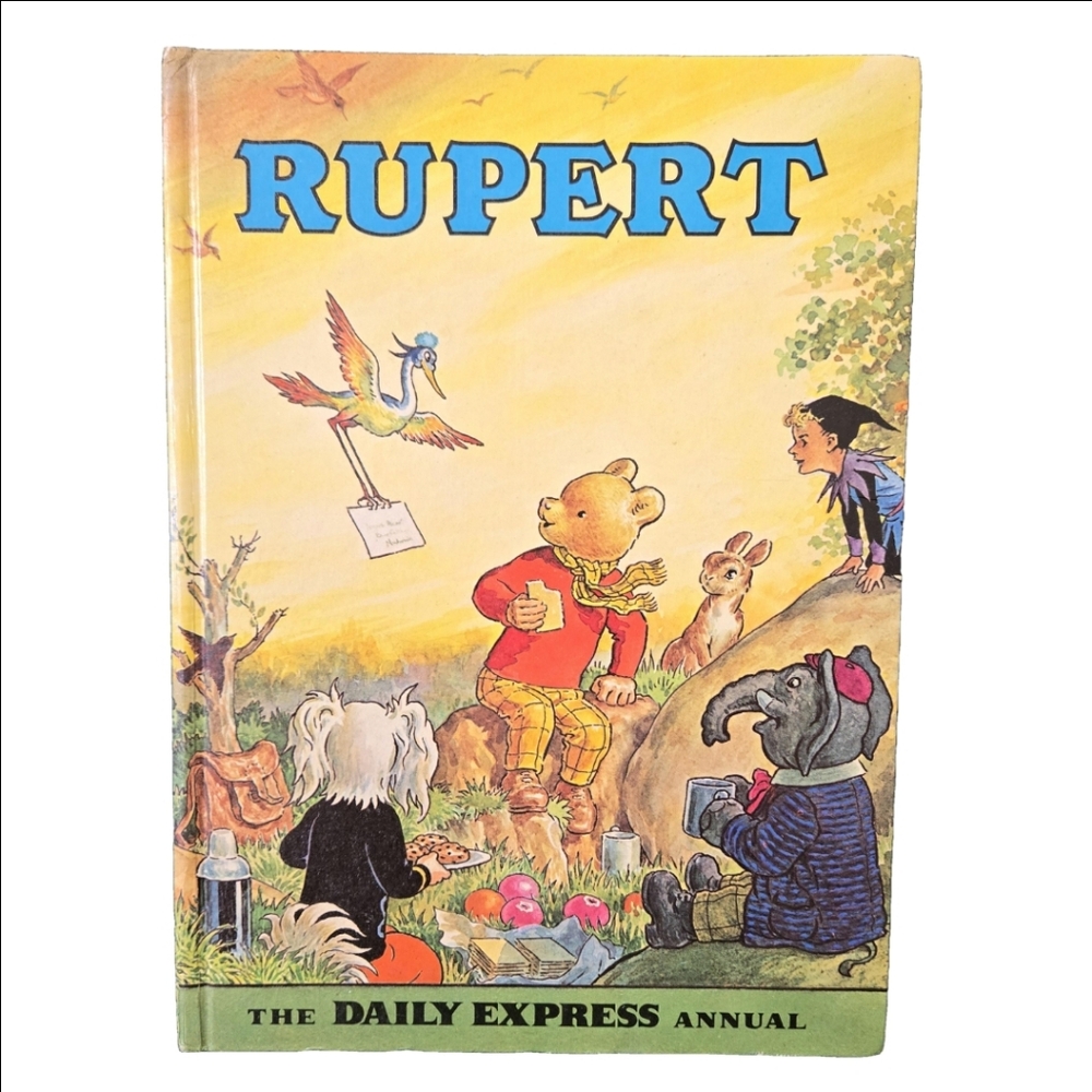 Vintage 1972 Rupert‎ Daily Express Annual Hardcover , Childrens